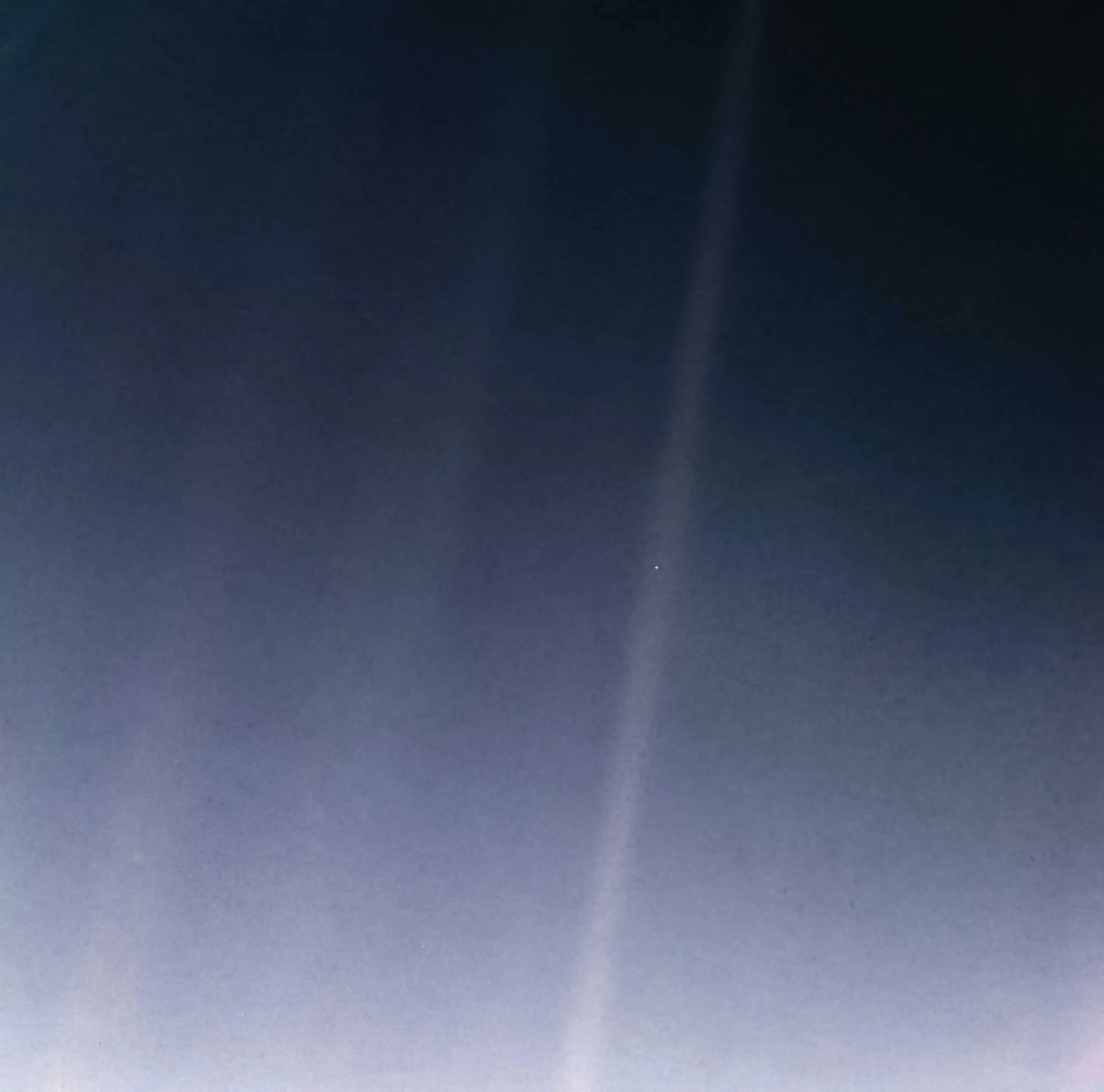 Pale Blue Dot, fotografía de la Tierra vista desde Voyager 1